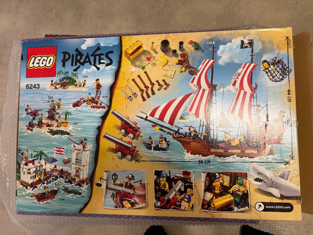 Lego piráti pirates lodě a daľsí - 3