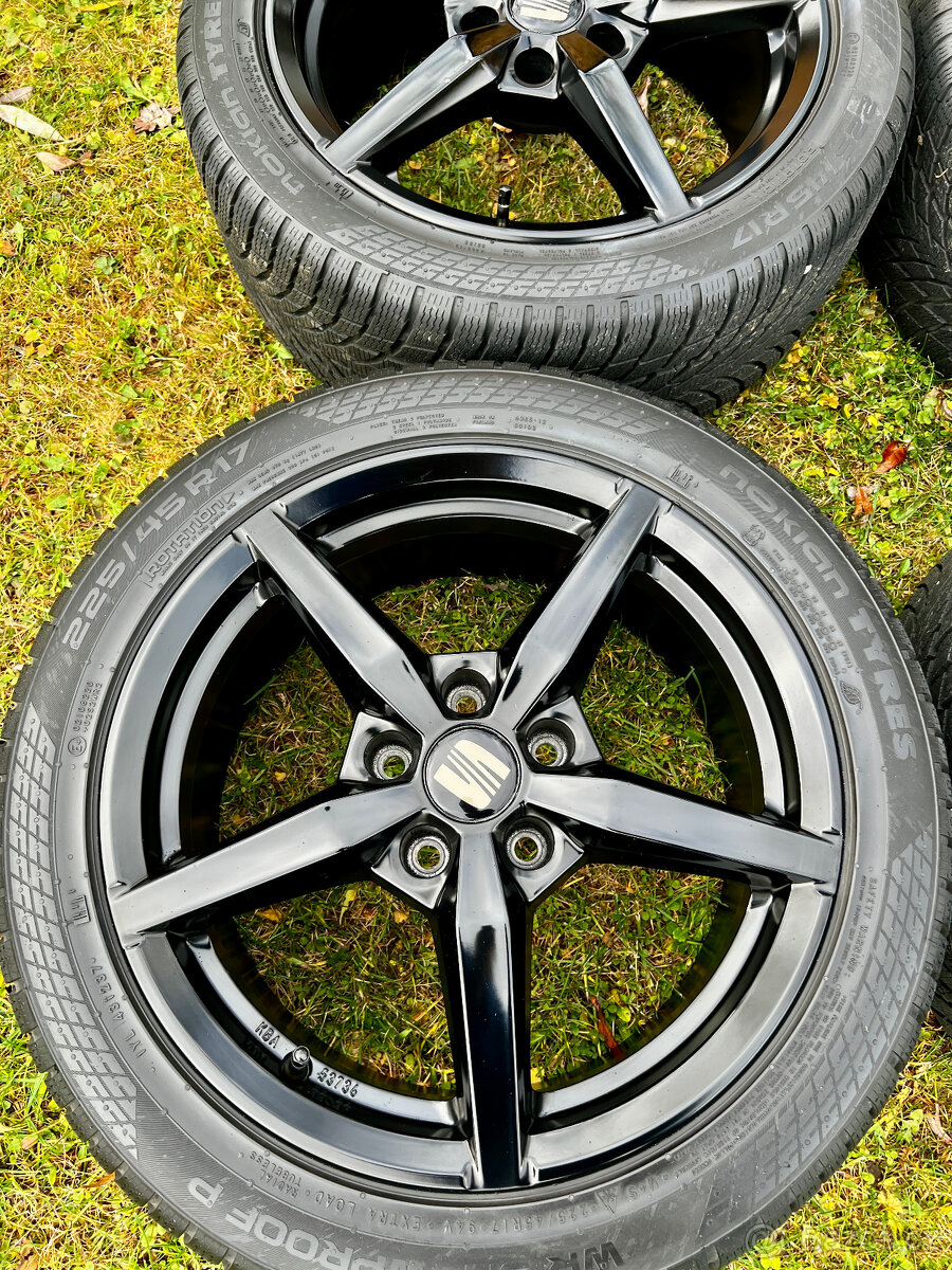 ALU ROVAL 7,5jx17ET46 + PNEU NOKIAN 225/45 R17 - 3