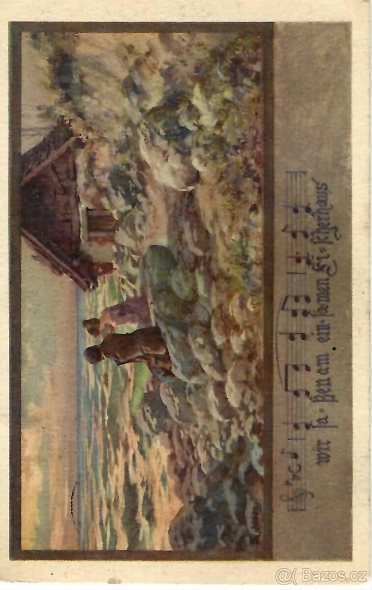 Historické pohlednice romantik - 3