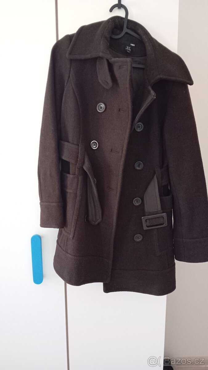 Dámský vlněný kabát vel.38 - 3