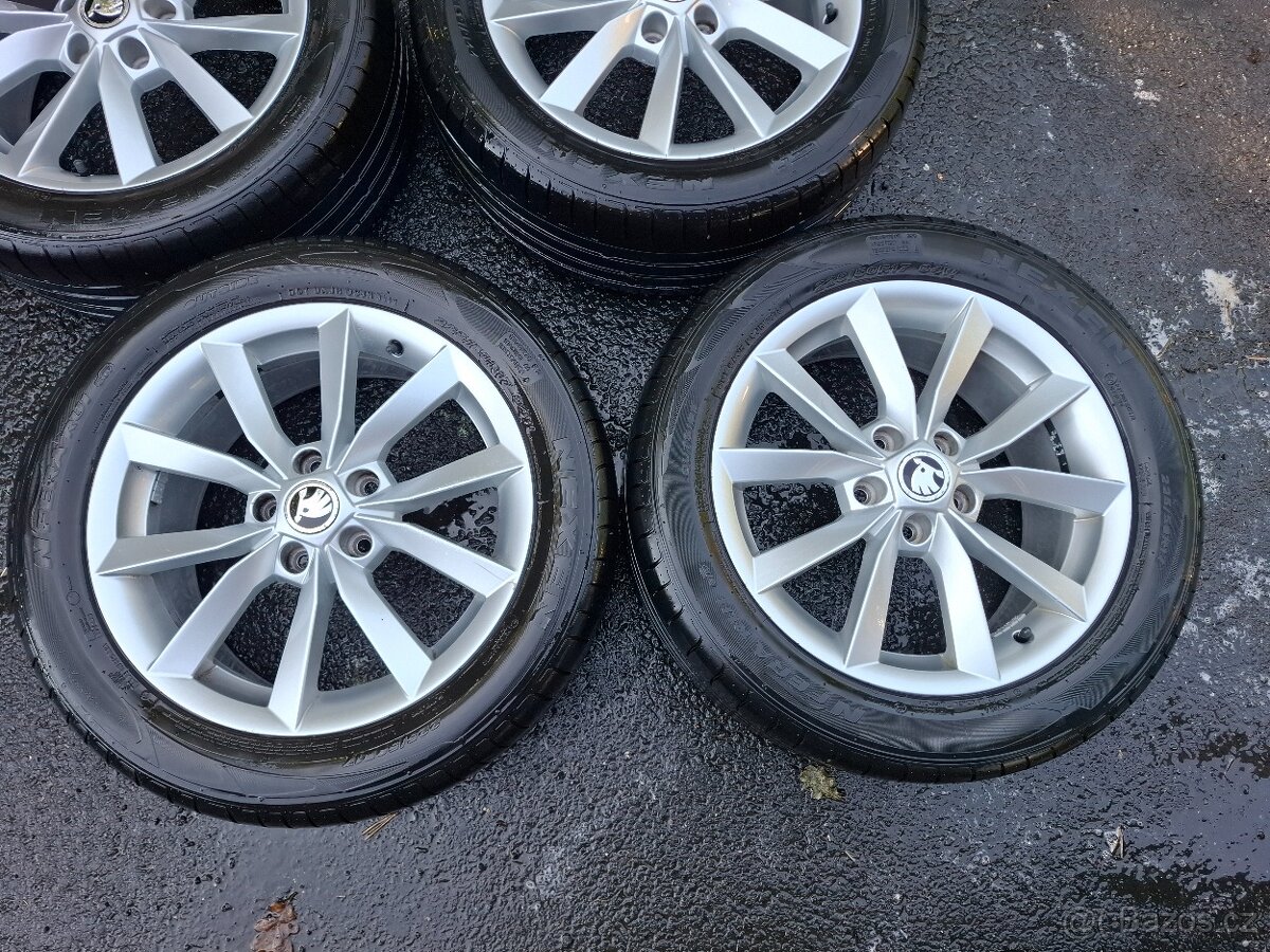 Alu kola 17" Škoda Scudo 5x112 s pneu 225/50R17 - 3