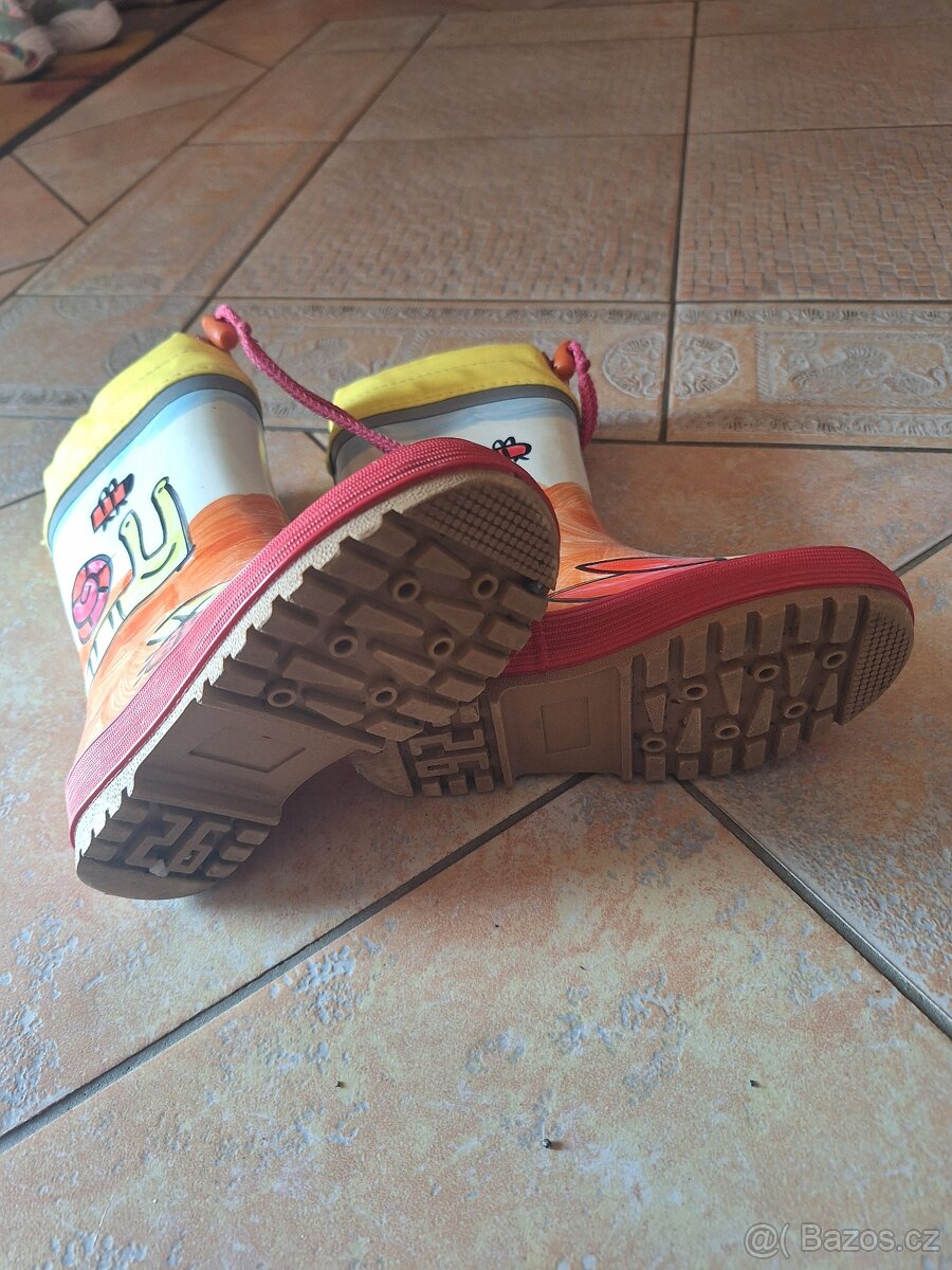 holinky/gumáky vel. 26 2x použité - 3