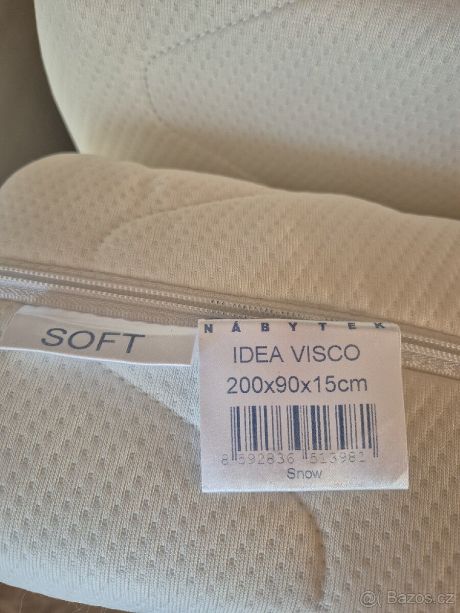 Matrace s potahem Idea Visco 90x200x15 cm - 3