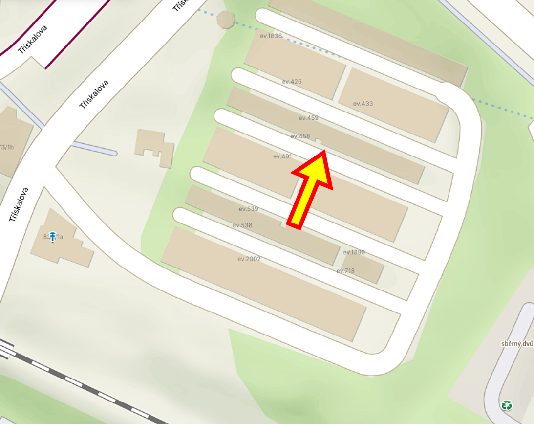 Garáž 20 m² Brno - Lesná ul. Třískalova - 3