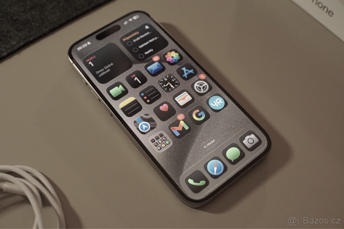 iPhone 15 Pro 128Gb Natural Titanium, TOP STAV - 3