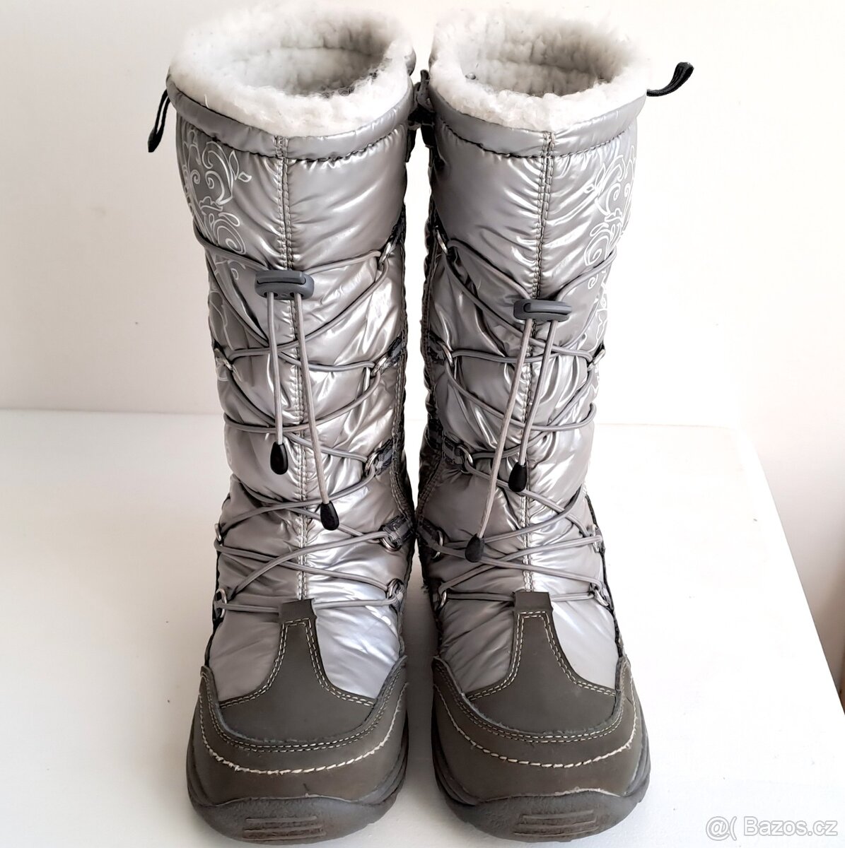Zánovní nepromokavé dívčí zimní boty vel. 35 - 3