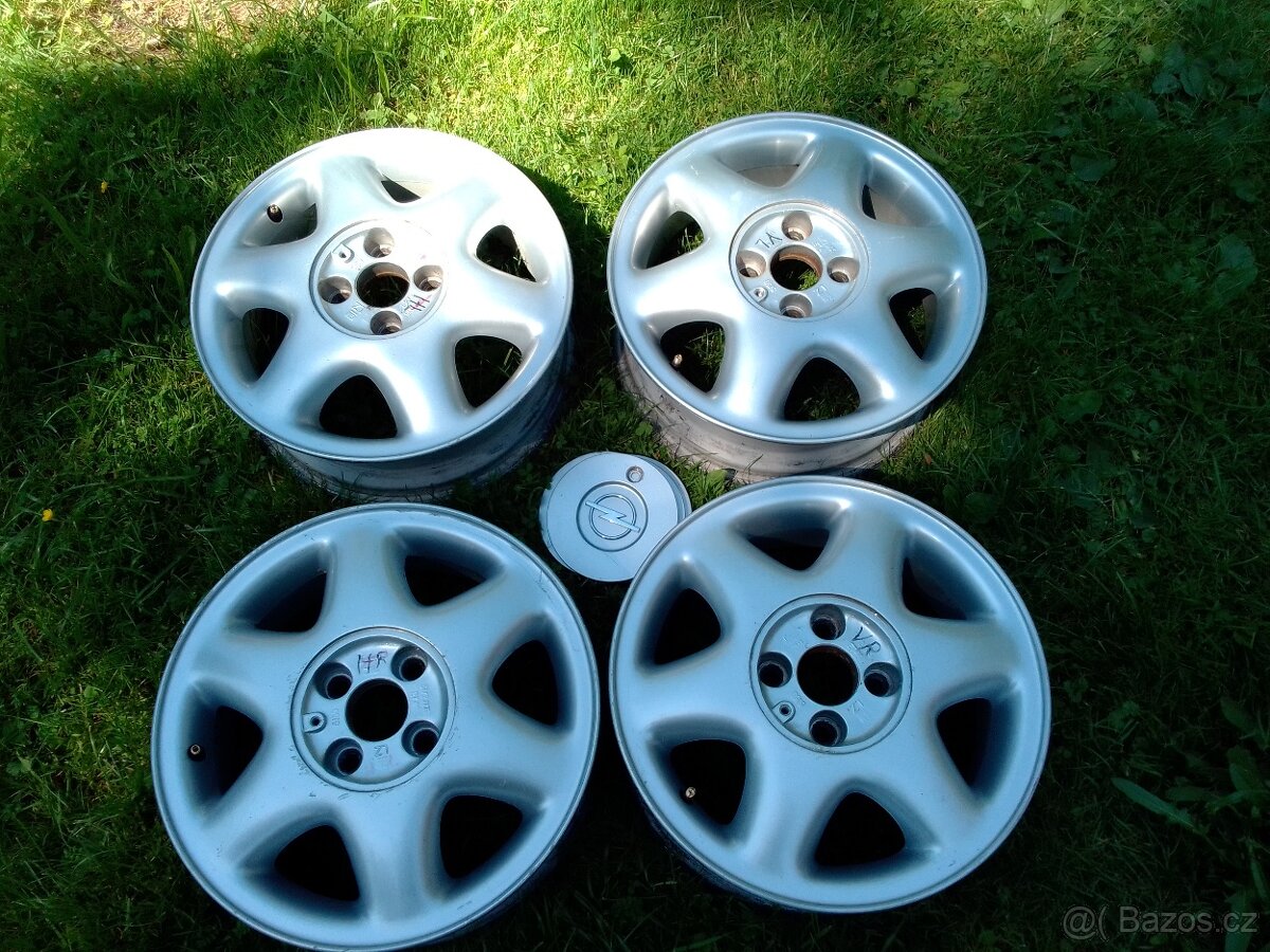 ALU disky Opel 4x100 r.15 - 3