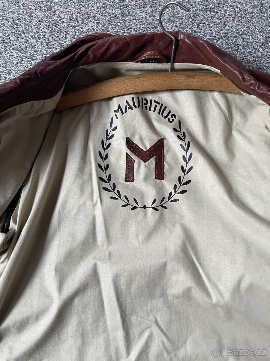 Kožená bunda zn. Mauritius velikost 40 - 3