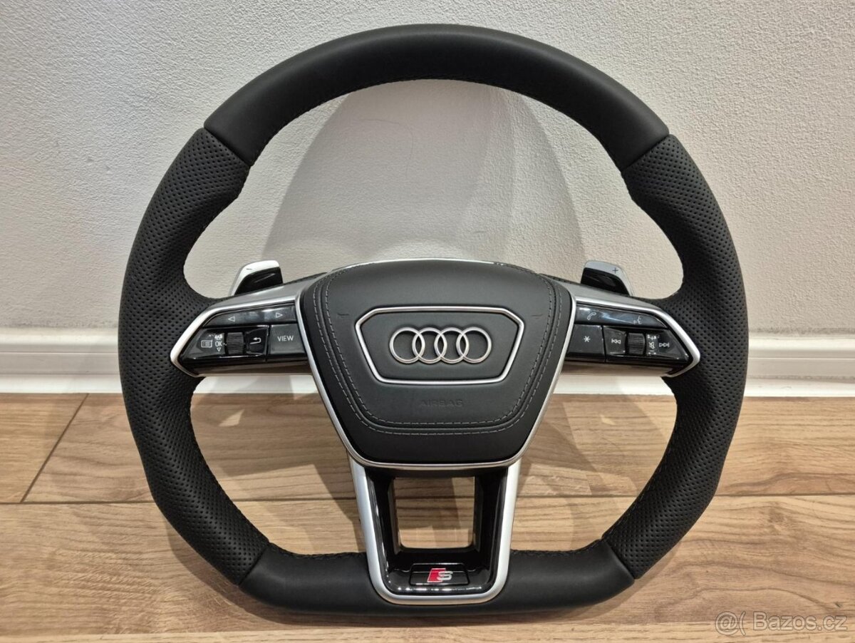 KOZENY VOLANT AUDI ZREZANY S PADLAMI a AIRBAGEM