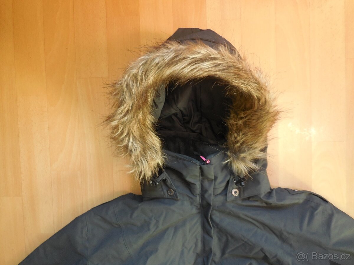 dámská Decathlon šedočerná bunda šustka zima sport. 50/XXL - 3