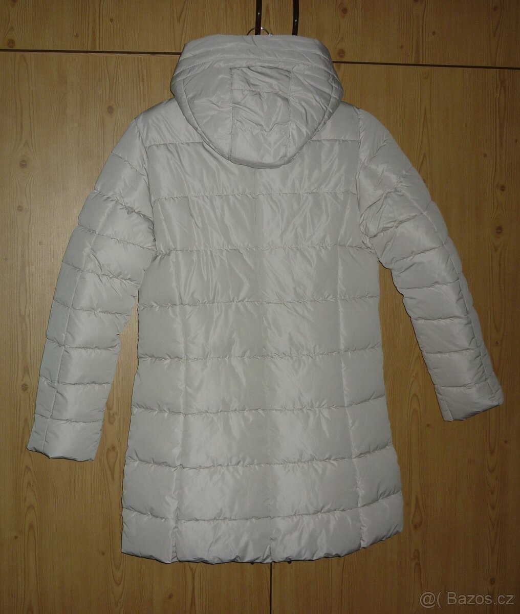 Béžová dámská zimní bunda/kabát Takko Fashion - 3