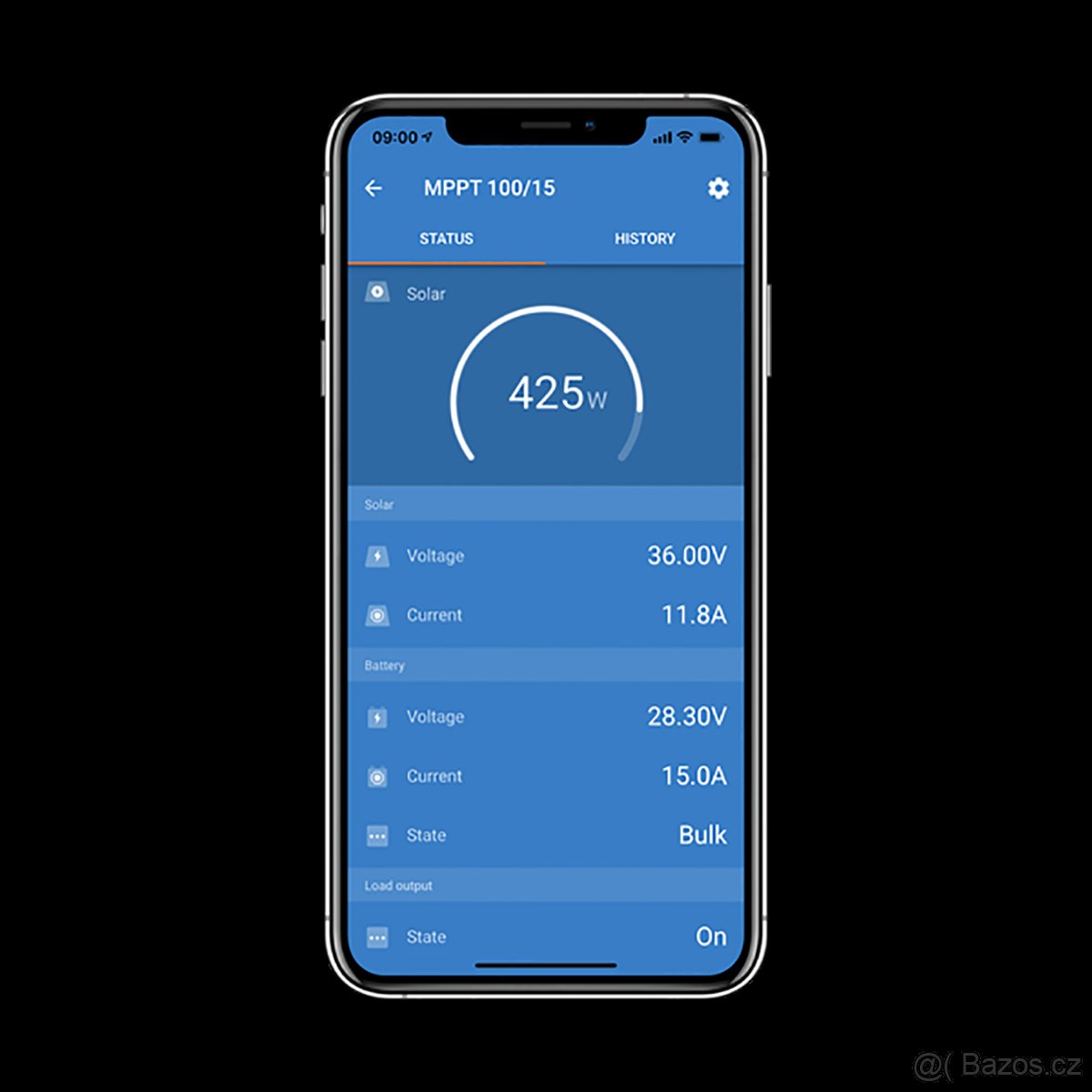 Solární MPPT regulátor Victron 75V/15A Smart, Nový záruka - 3