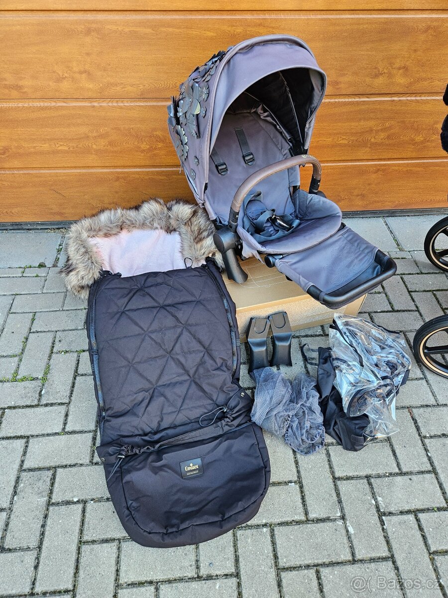 Cybex Priam / RoseGold / Simply Flowers / Lux Deep Black - 3