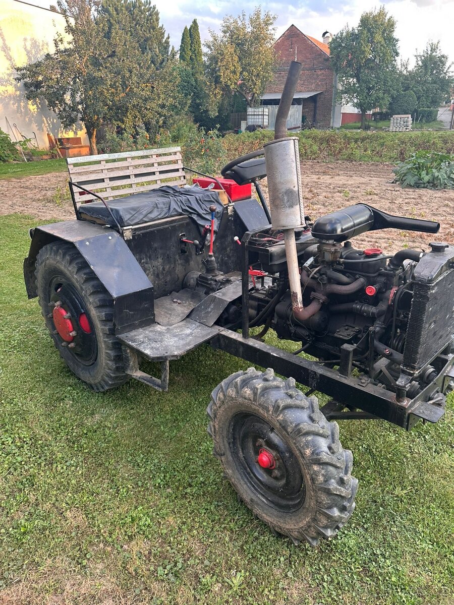 Malotraktor domácí výroby - 3