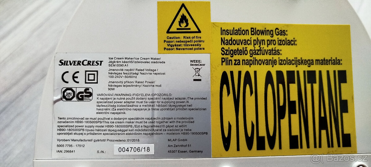 Zmrzlinovač Silvercrest SEM90 - 3