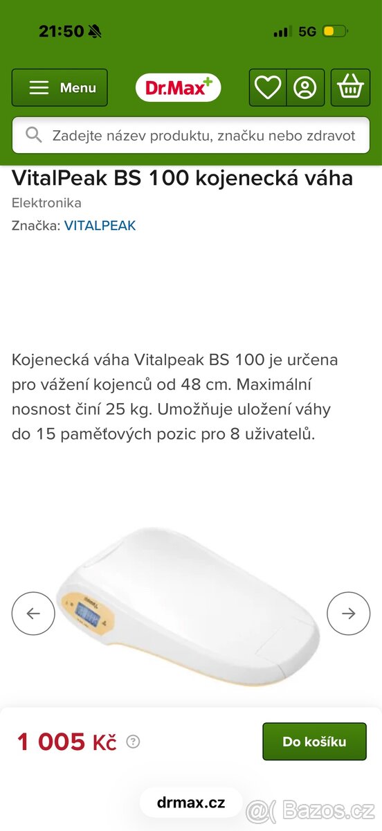 Kojenecká váha. - 3