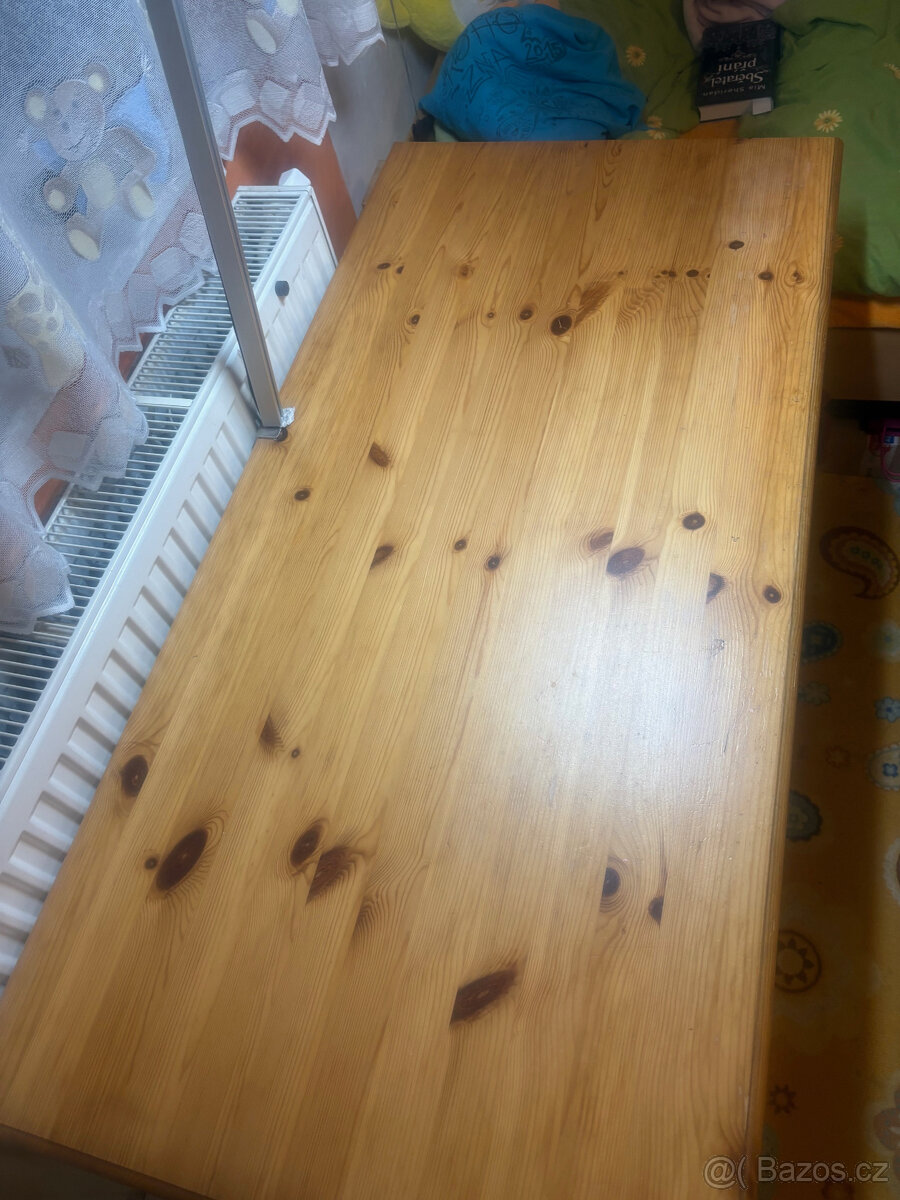 Psací stůl borovice - 3