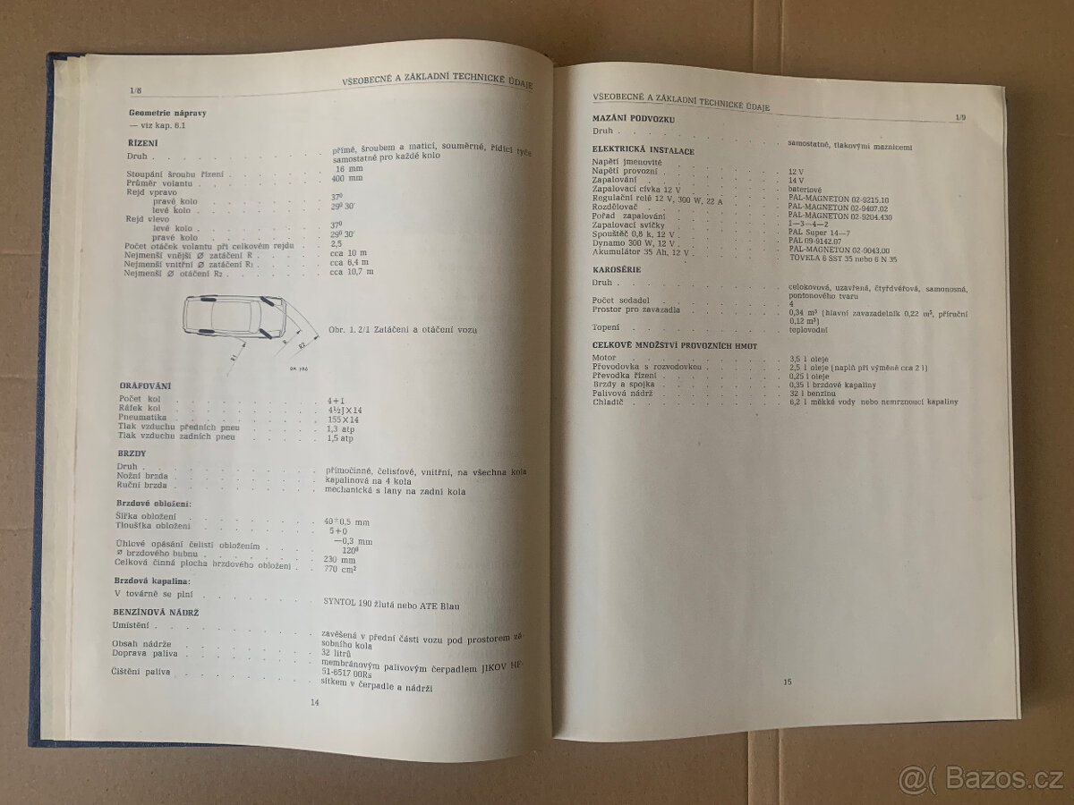 Dílenská příručka Škoda 1000 MB - 3