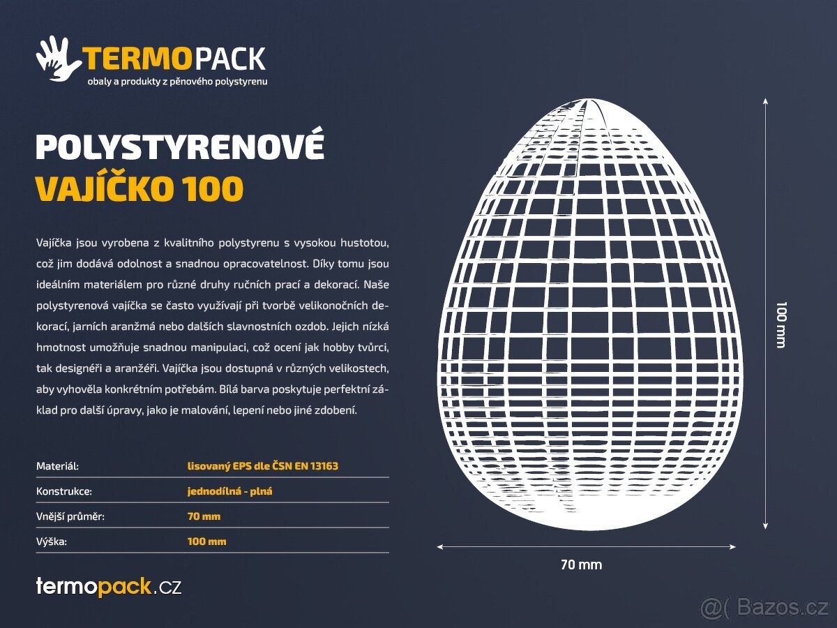 Polystyrenové vajíčka Nové. - 3
