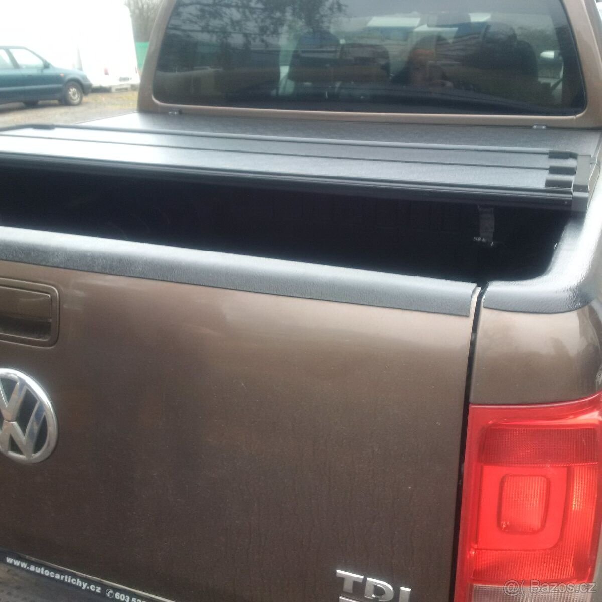 Kryt korby na Volkswagen Amarok - černý, hliník, 3 dílny