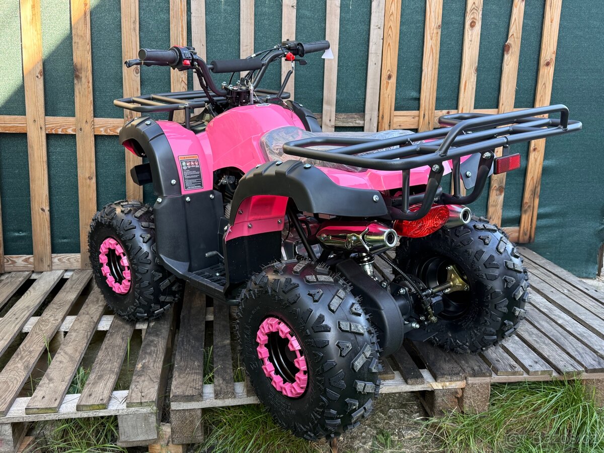 ATV 125ccm4T kola 7” růžová A055