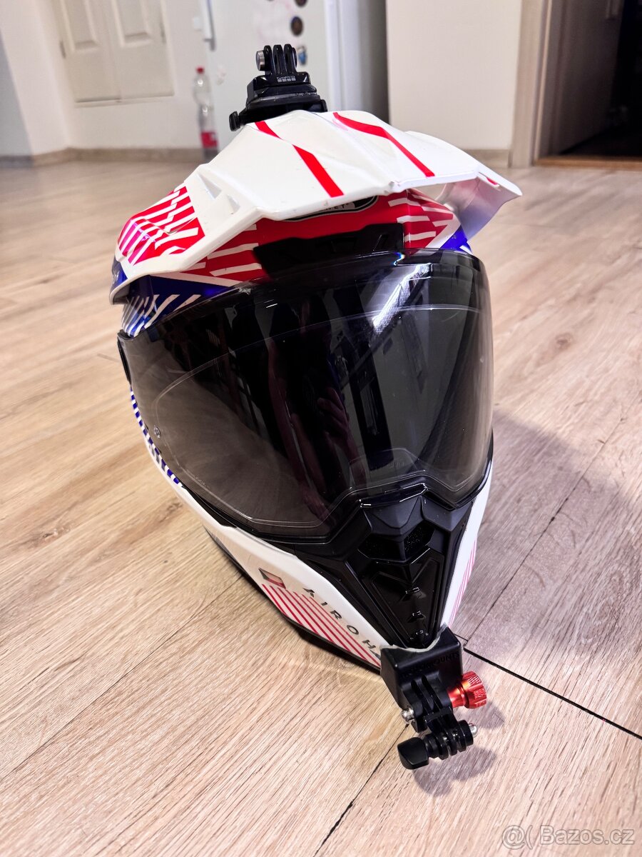 AIROH přilba COMMANDER Boost gloss white/blue - 3