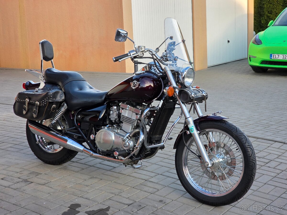 Kawasaki EN 500, padací rám, brašny, plexi, opěrka - 3