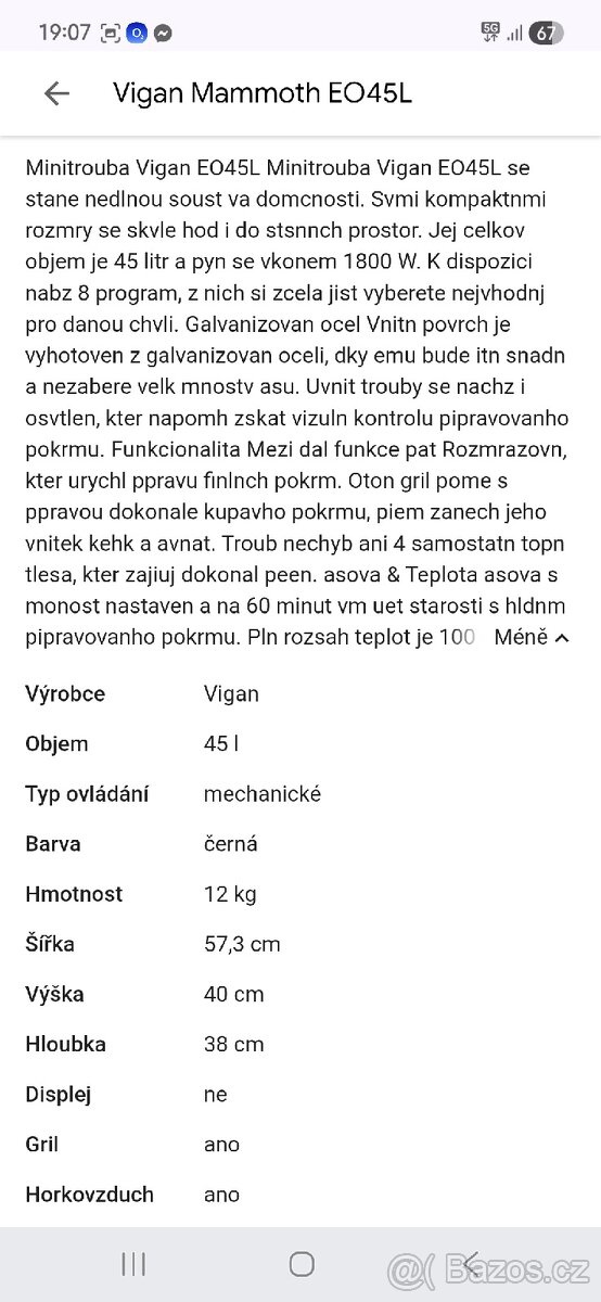 Elektrická trouba - 3