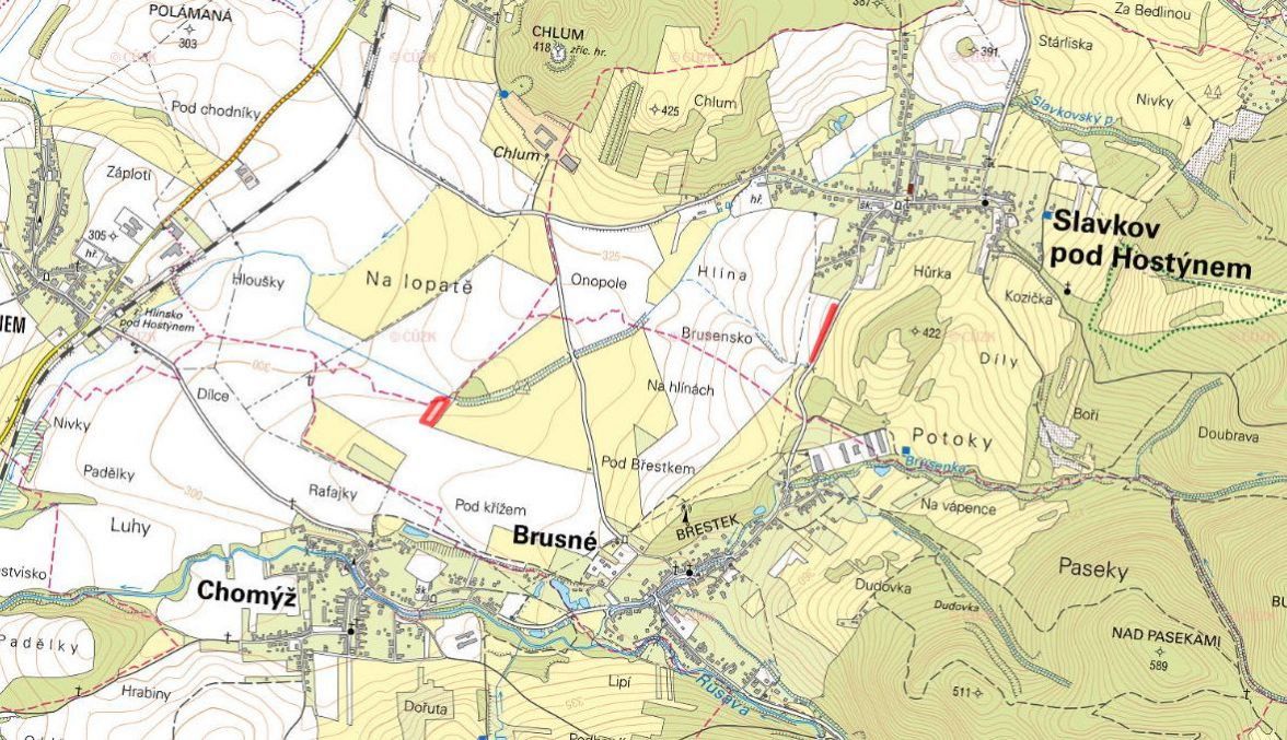 Zemědělská půda, prodej, Brusné, Kroměříž - 3