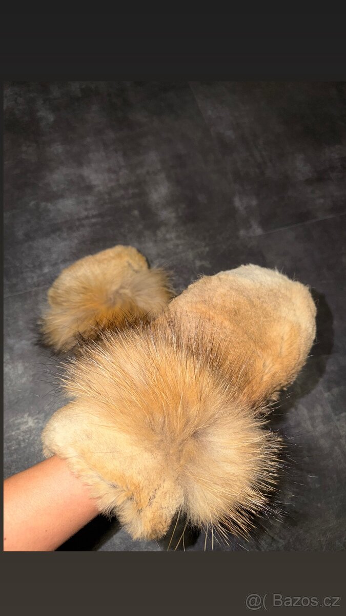Kožešinové rukavice - 3
