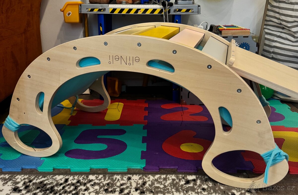 Montessori dřevěná houpačka 5v1 - 3