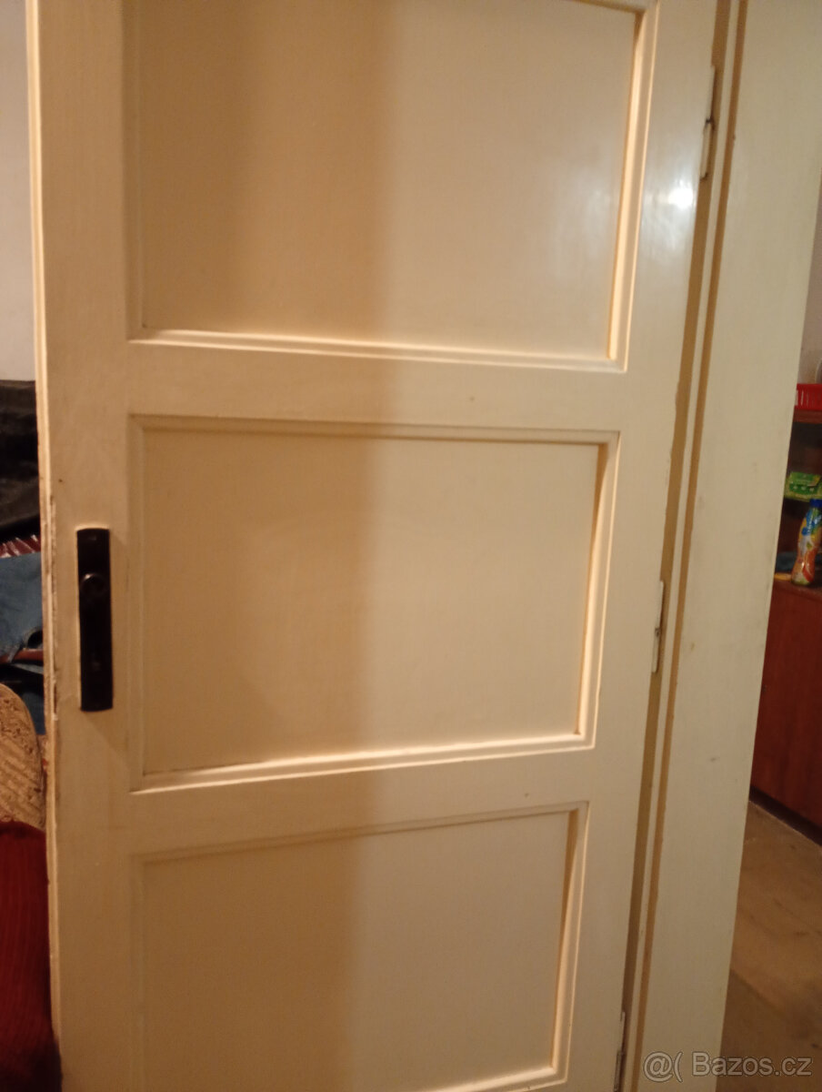 dřevěné dveře 89 x 200 cm - 3