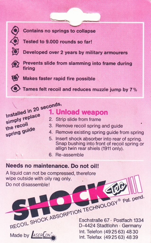 Tlumič zpětných rázů pro Rugger P89 - 3