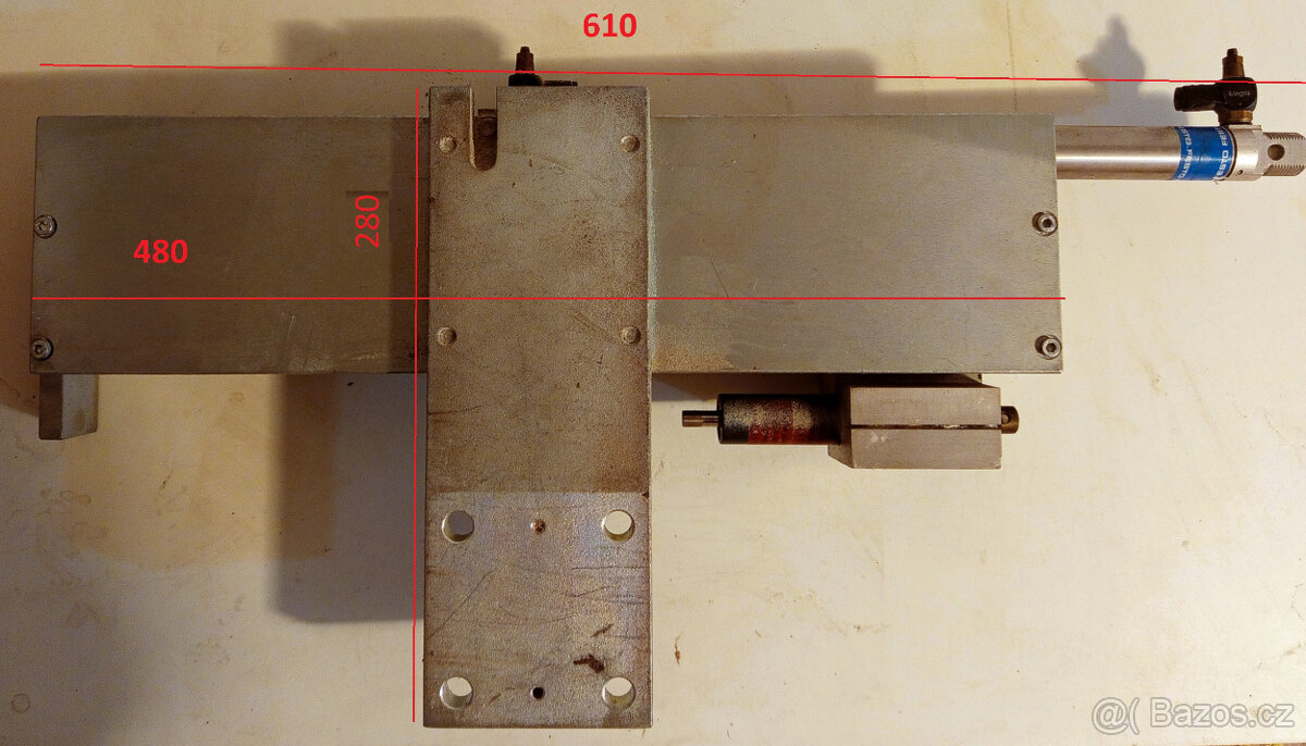 Lineární vedení s pneumatickým posuvem - 3