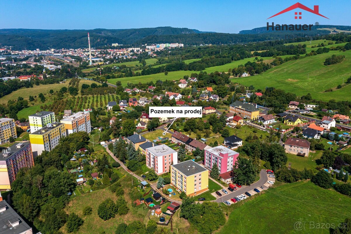 Prodej stavebního pozemku, 1239 m2, Děčín - Březiny - 3