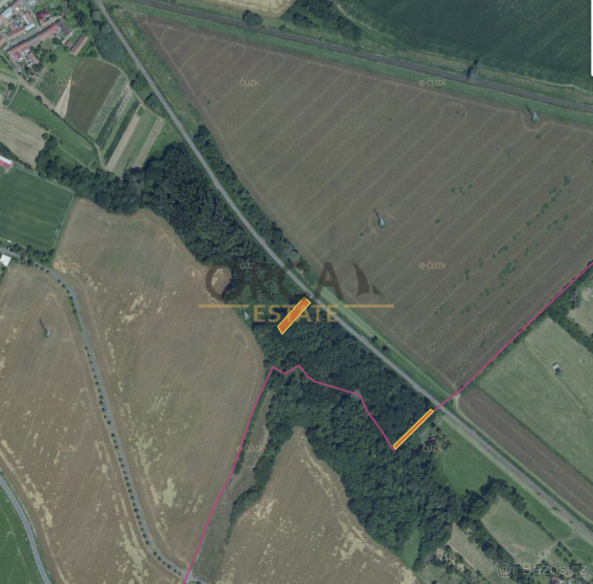 Prodej 5 433m2 v KÚ Bezměrov - 3