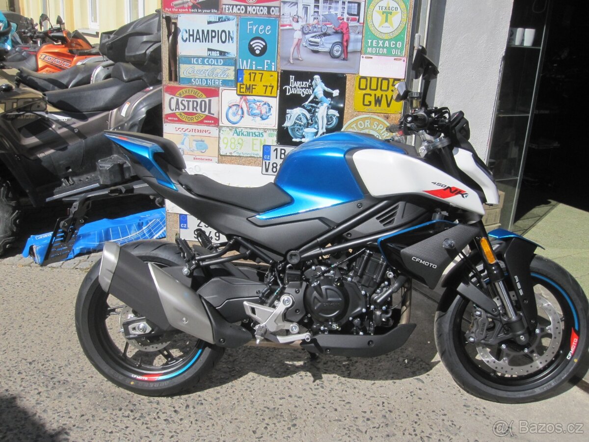 CFMOTO 450NK - modrá - 3
