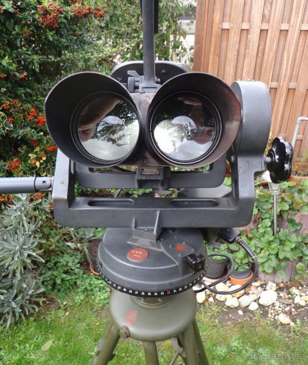 Druhá světová válka, puškohled 10x80 Flak optika cxn, komple - 3