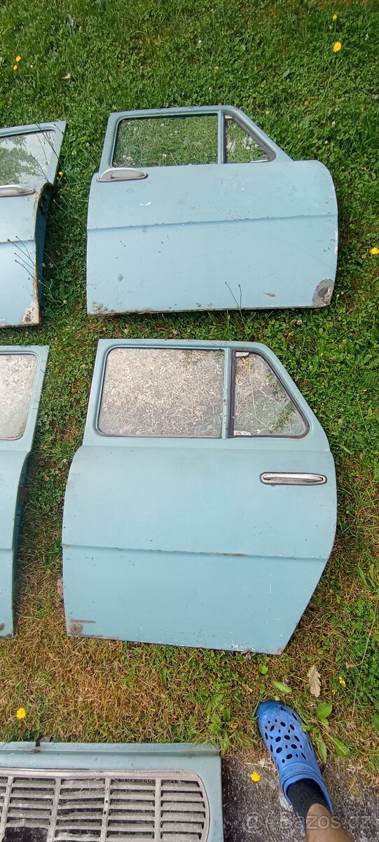 Dveře Škoda 1000mb, zadní čelo a mřížky - 3