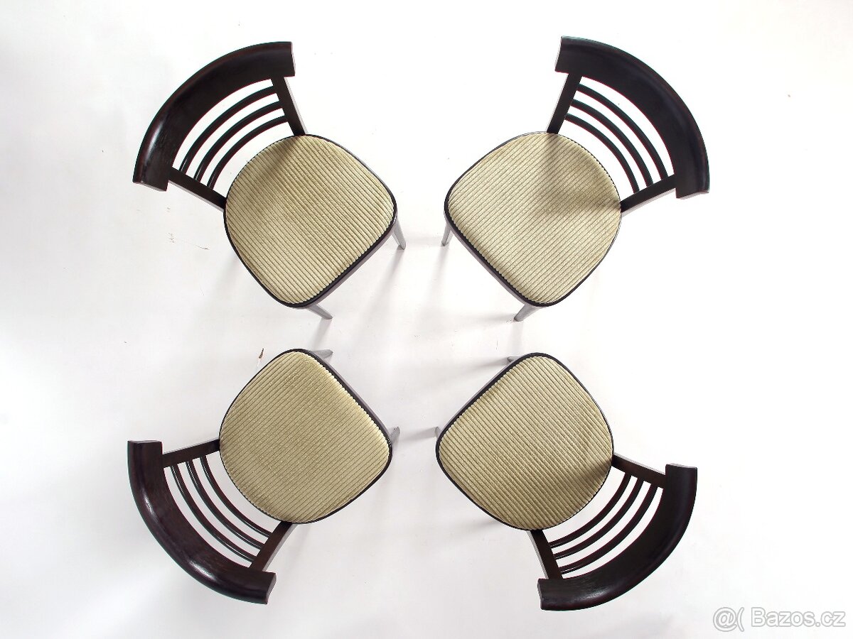 4x kvalitní jídelní židle THONET- - 3