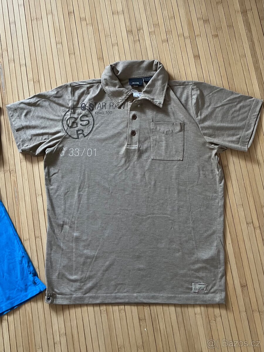 Set pánských triček Kangol a G-Star vel.L - 3