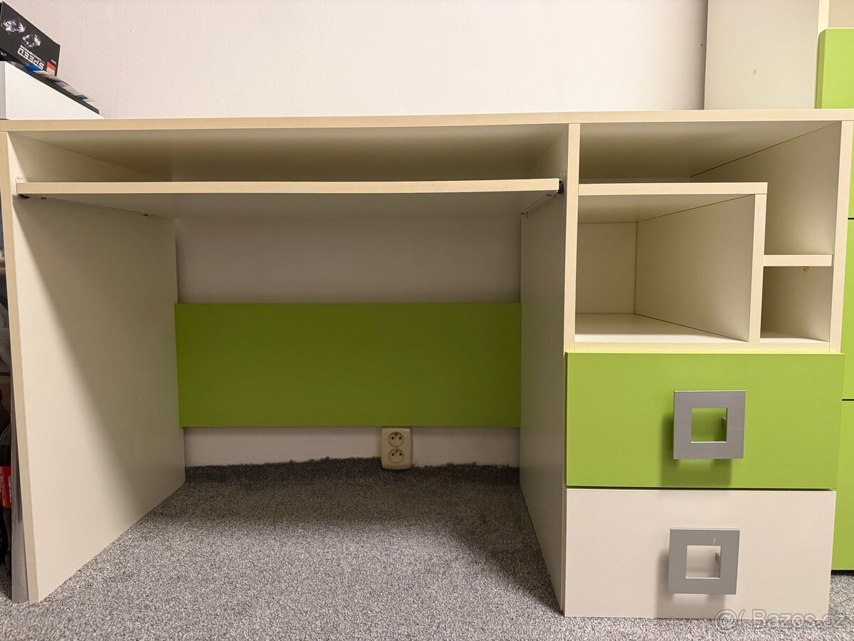 Psací stůl se skříní - 3