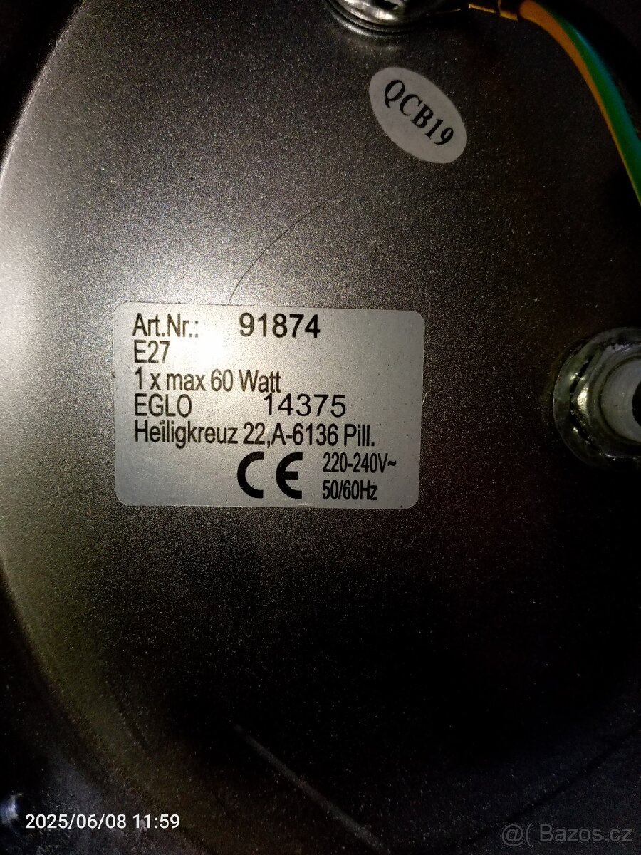 Závěsné svítidlo ALEA 1xE27/60W - 3