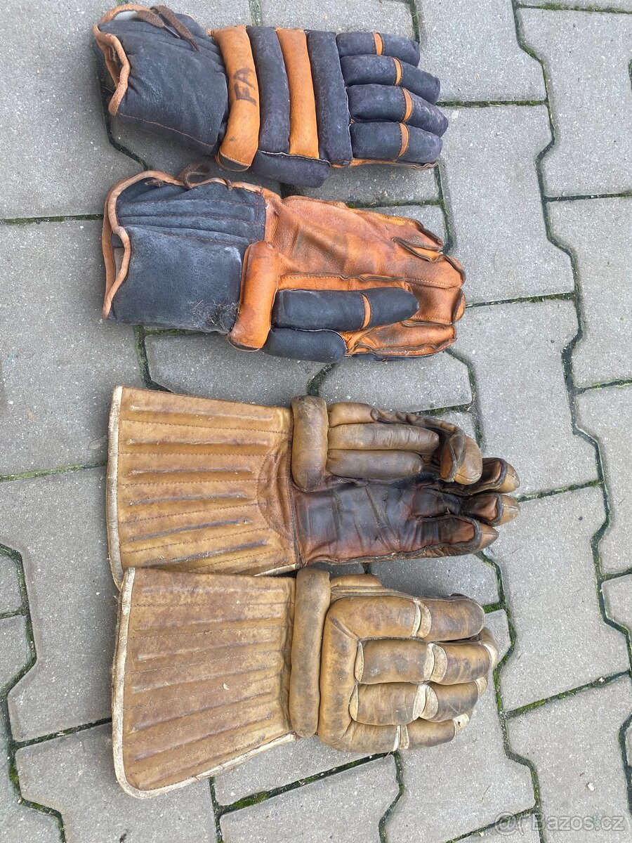 Prodam retro hokejove rukavice - 3