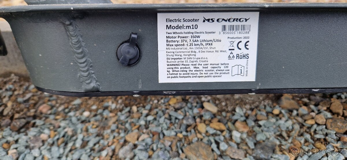 Elektrokolobezka ms energy m10 - 3