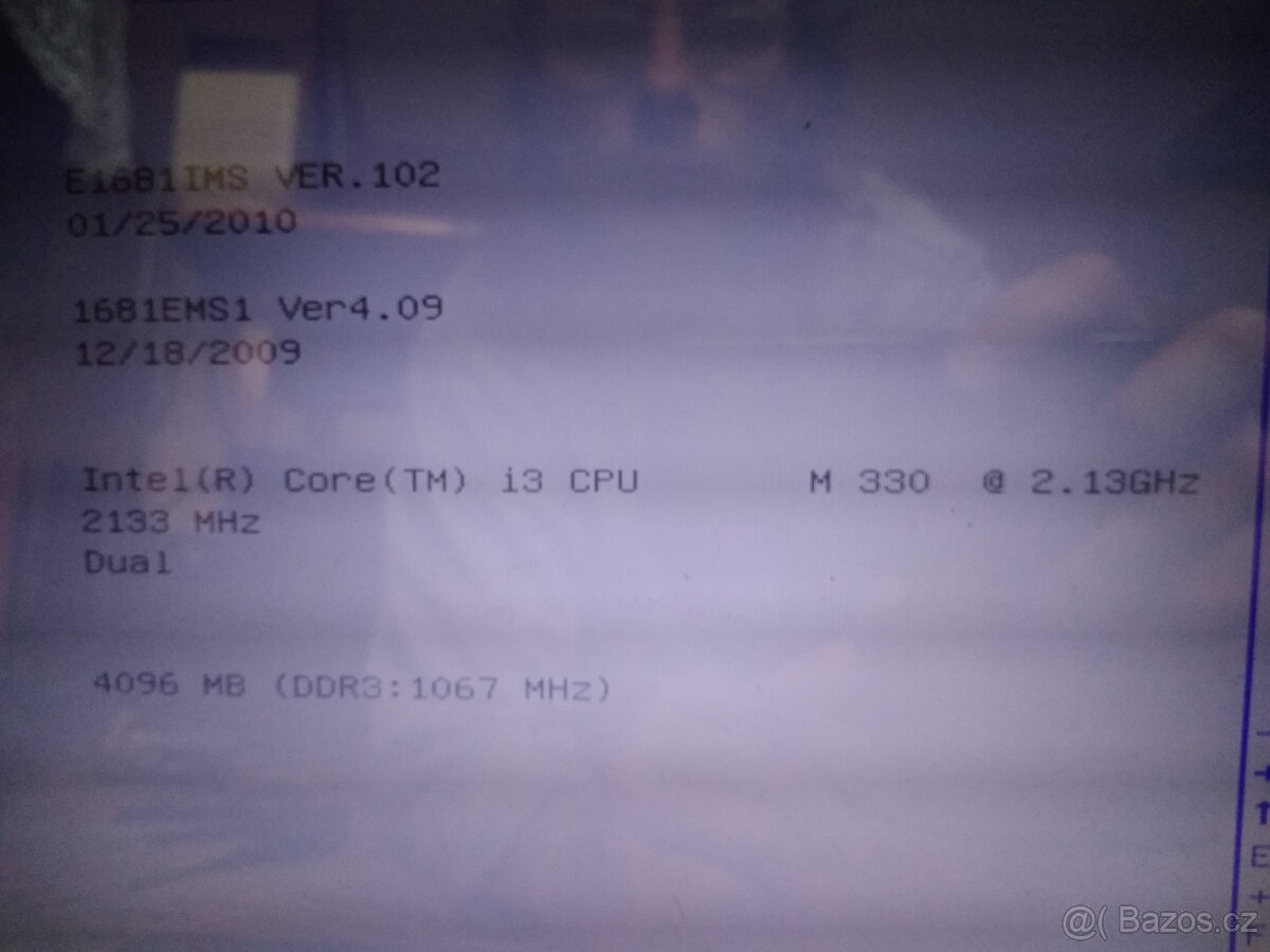 Notebook MSI CR 620 díly - 3