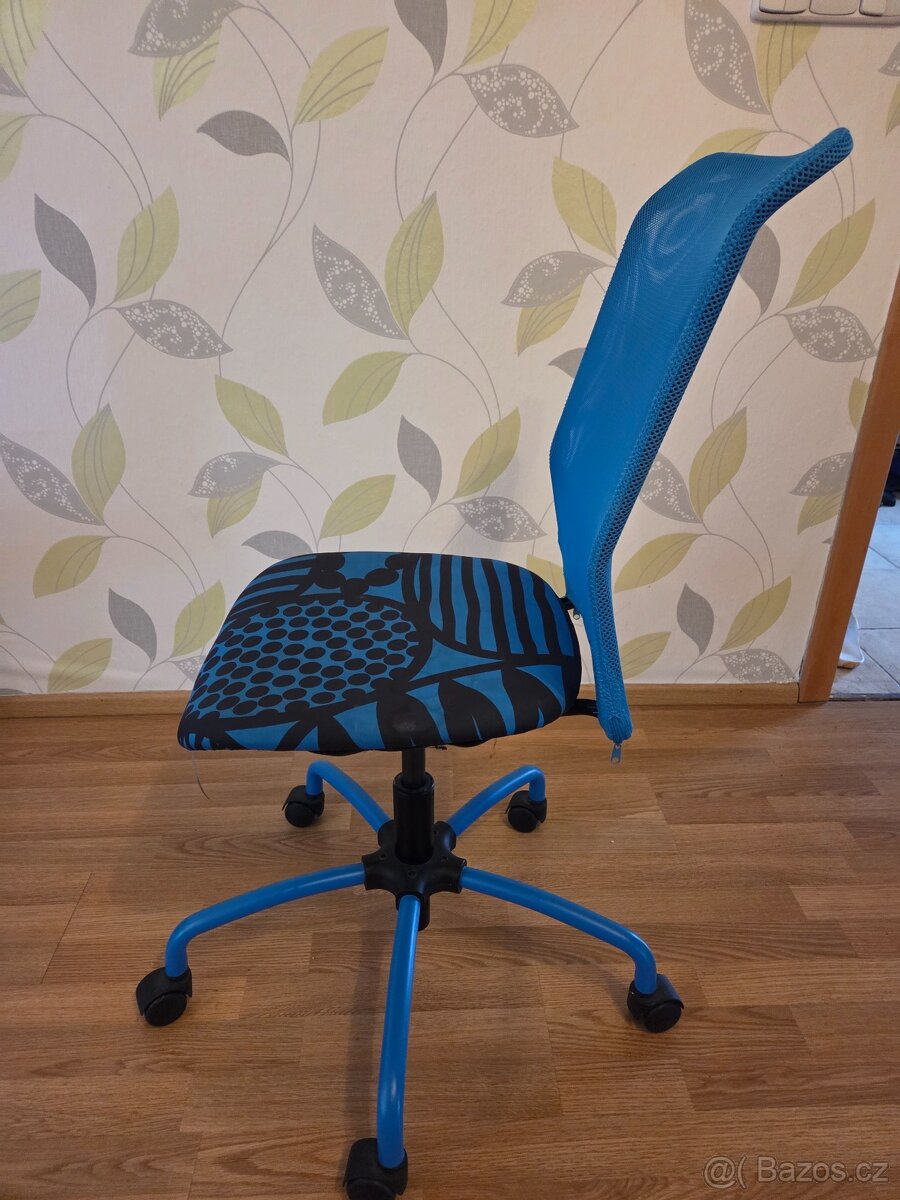 Kancelářská židle modrá - 3