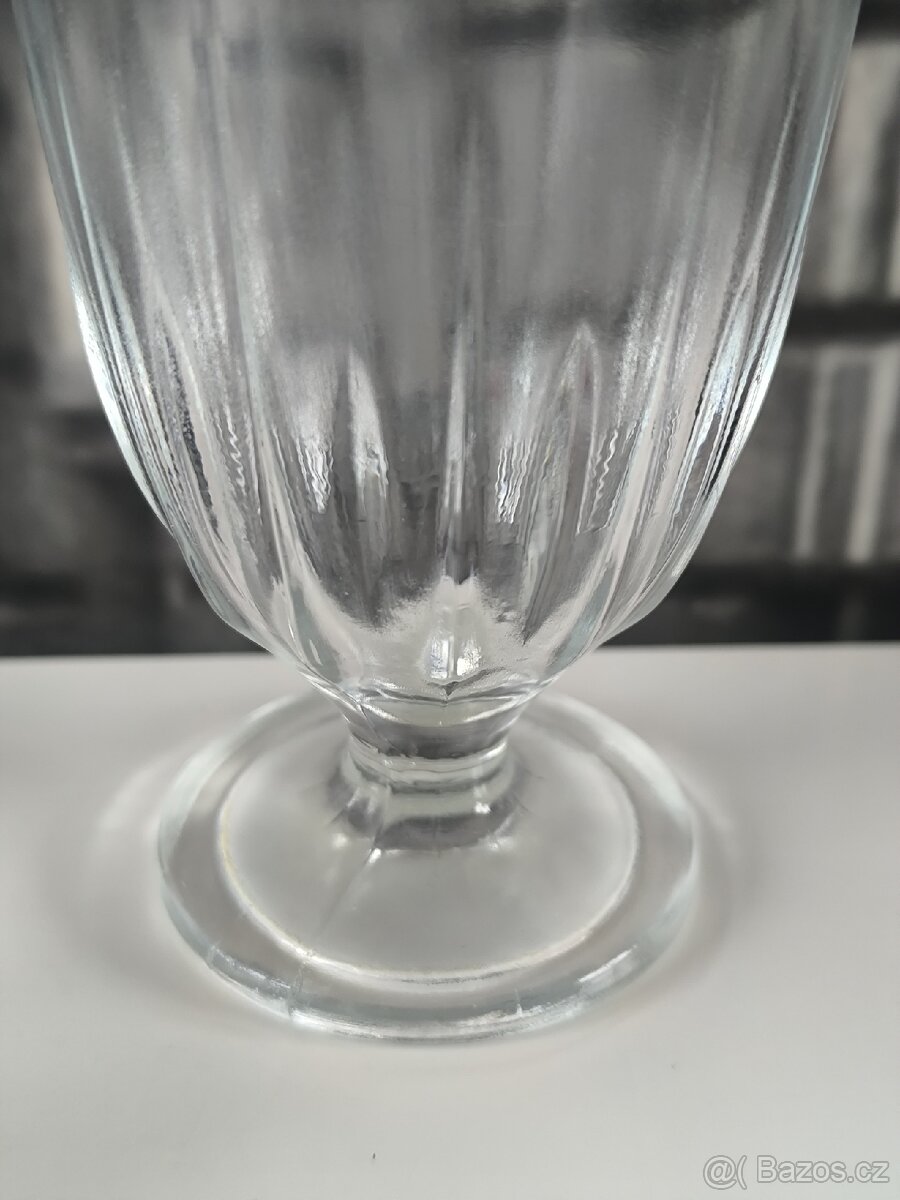 Staré skleničky - grogovky 3ks - 3