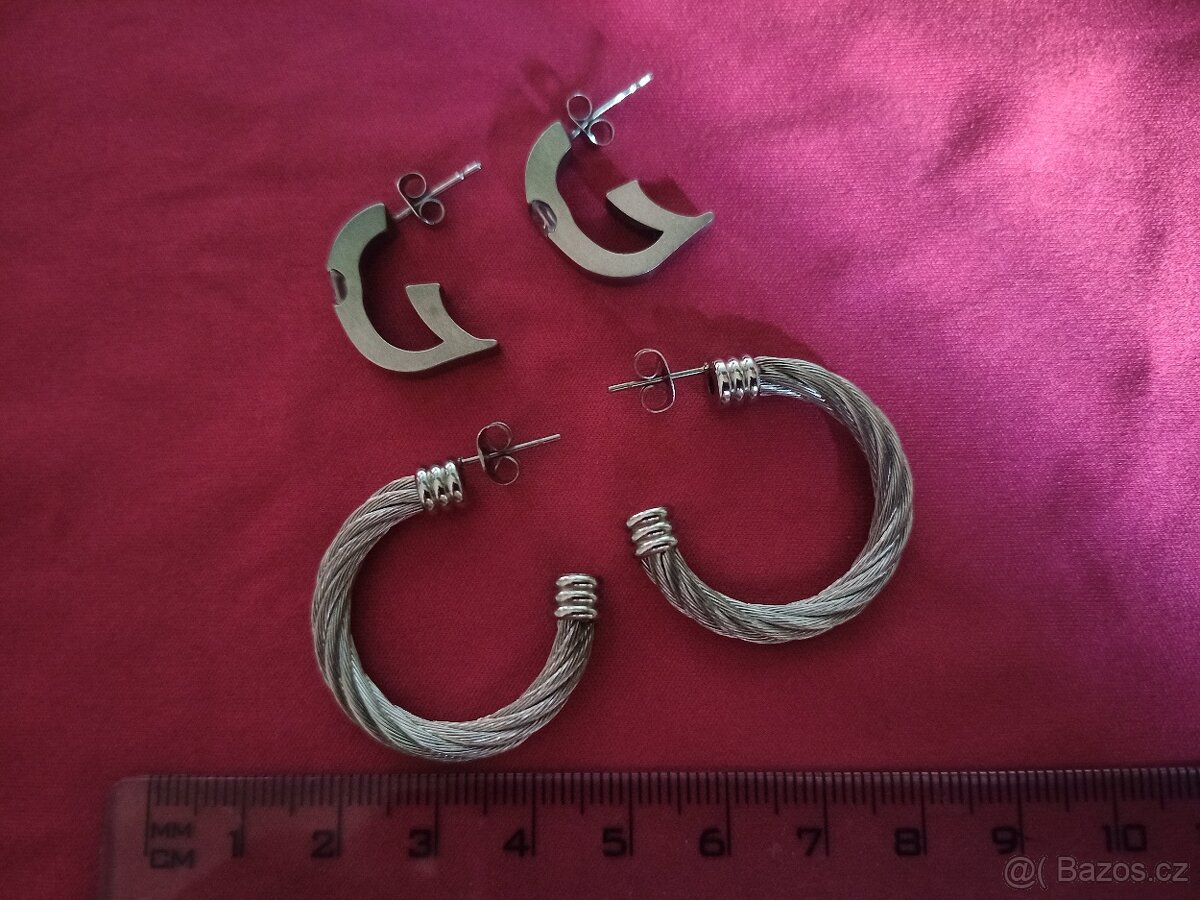 Náušnice chirurgická ocel - 3