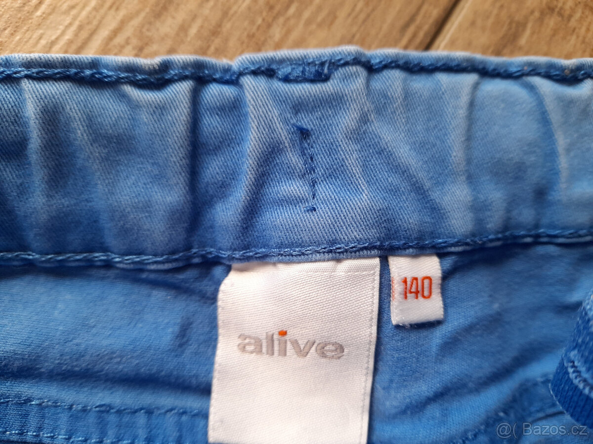 Světle modré kalhoty zn. Alive, vel. 140 - 3